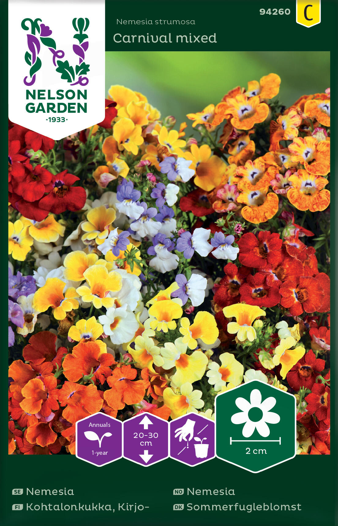 Nemesia, Carnival, mix